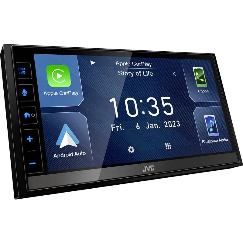Autorádio JVC KW-M785DBW - 6,8" LCD / USB / AV / Bluetooth / Apple CarPlay / Android Auto / DAB Jen Po Omezenou Doba