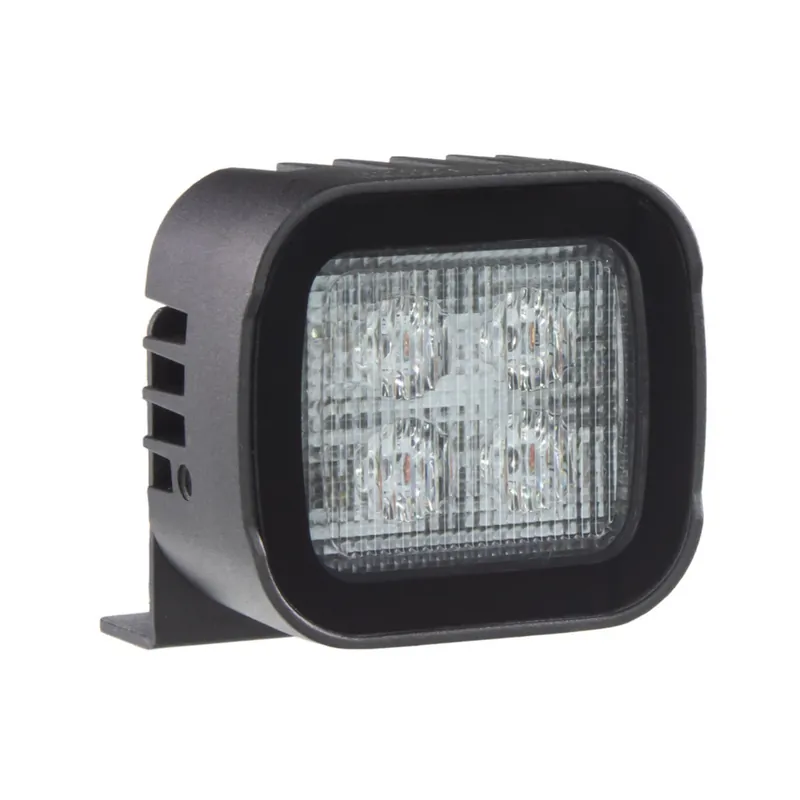 Omezená Nabídka LED predátor 12V/24V - 4x 3W LED červený na L držáku ECE R65 (75,1x70,3x32,4mm)