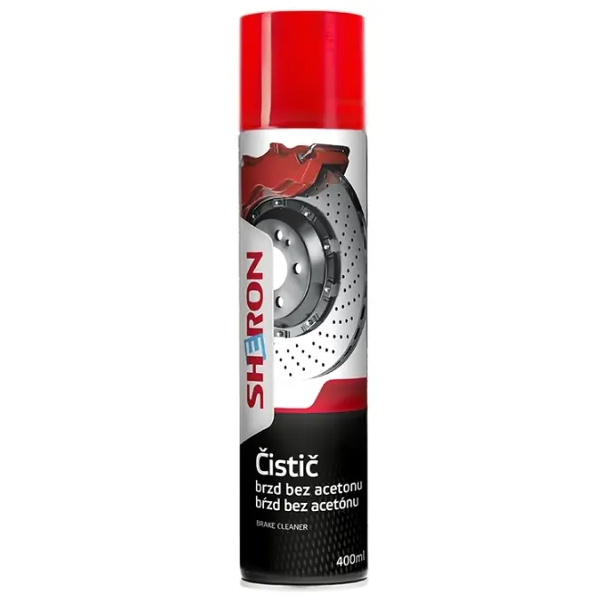 Ověřený Čistič brzd SHERON, bez acetonu, 400 ml