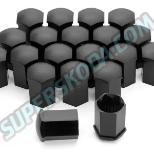 Plastové krytky šroubů dlouhé - MATT BLACK Akční Cena