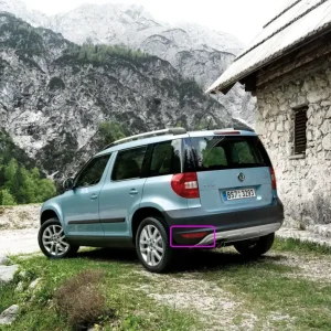 Škoda Yeti 09-13 - odrazka do nárazníku LEVÁ Jen Po Omezenou Doba