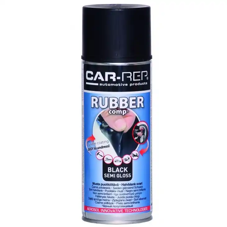 Hit Sezóny Gumový nástřik ve spreji RUBBERcomp - bílý pololesklý - CAR-REP (400 ml)