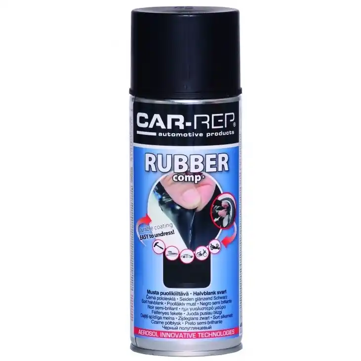 Gumový nástřik ve spreji RUBBERcomp - neonová oranžová - CAR-REP (400 ml) Autentický