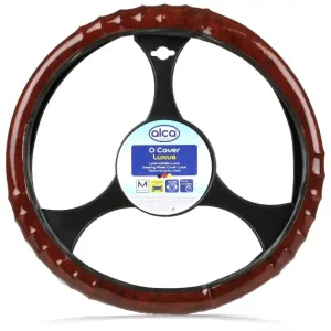 Koupit Online Potah volantu 37 - 39 cm ALCA LUXUS v imitace dřeva