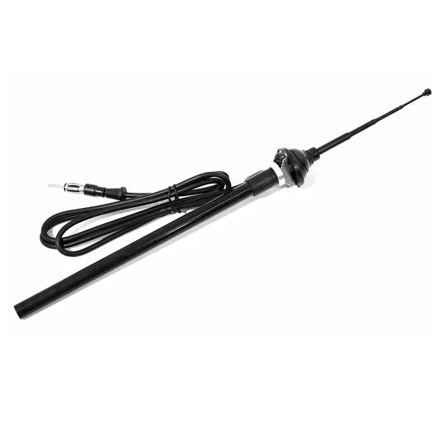 Teleskopická anténa do blatníku s černým prutem (0 - 95 cm) - Compass Novinka