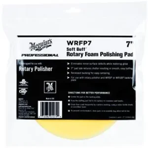Vysoce Kvalitní Meguiar‘s Soft Buff Rotary Foam Polishing Disc 7" - lešticí kotouč pro rotační leštičku (střední), 7