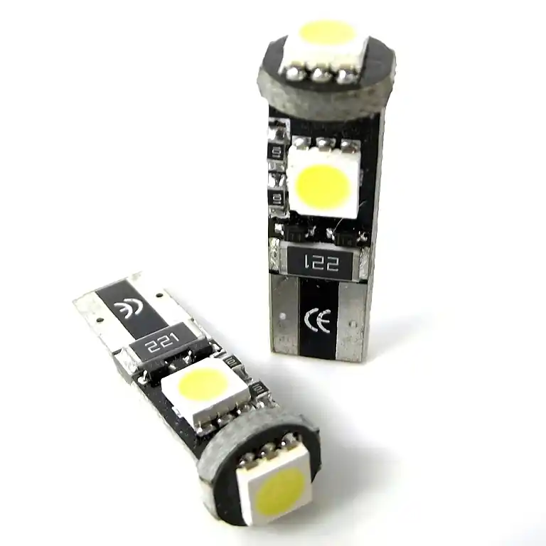 Jen Po Omezenou Doba CAN-BUS parkovací žárovky T10 W5W - 3 SMD LED bílé 6000°K (2 ks) - Einparts EPL06