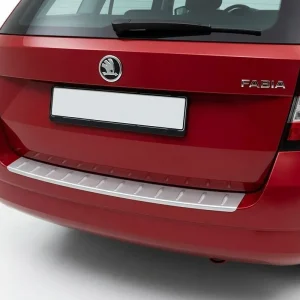 Plastový kryt prahu zadních dveří Škoda Fabia III Combi (2014 - 2022) stříbrný MILOTEC Ihned K Objednání