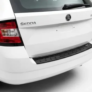 Nejlepší Volba Plastový kryt prahu zadních dveří Škoda Fabia III Combi (2014 - 2022) černý lesklý MILOTEC