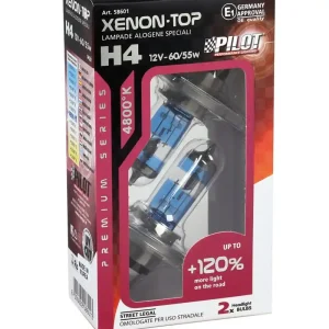 Žárovky H4 Pilot XENON-TOP +120% (2 ks) Nízká Cena