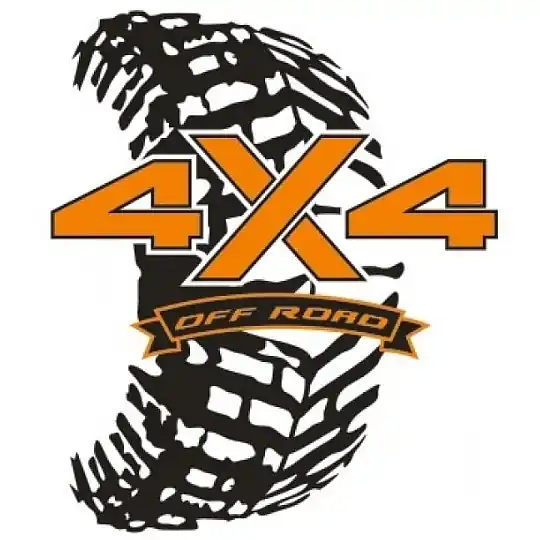 Cenový Hit Samolepka na auto s motivem pneumatiky a nápisem 4X4 Off Road - Avisa