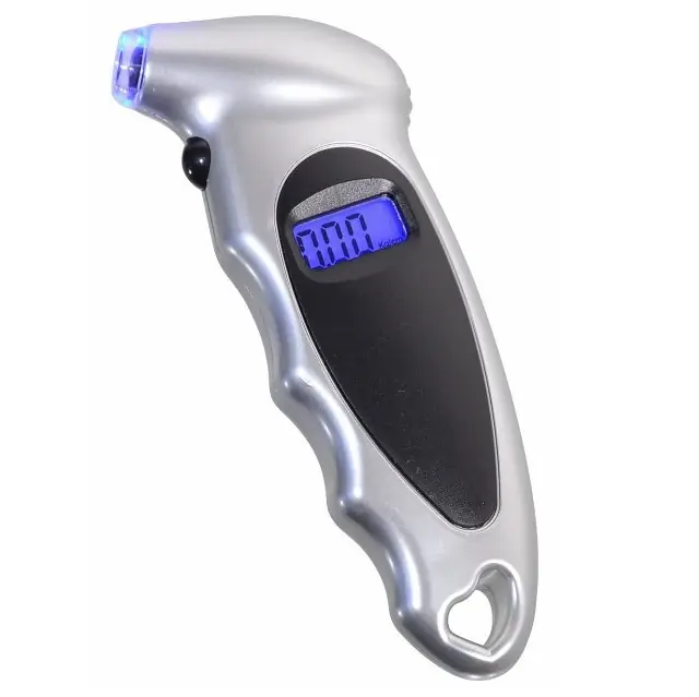 Digitální pneuměřič COMPASS Silver s modrým podsvícením, 7 BAR Hit Sezóny