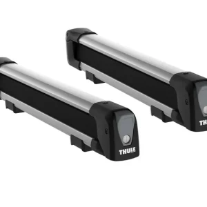 Novinka Hliníkový střešní nosič na lyže Thule SNOWPACK L 7326 - 6 páru lyží / 4 snowboardy