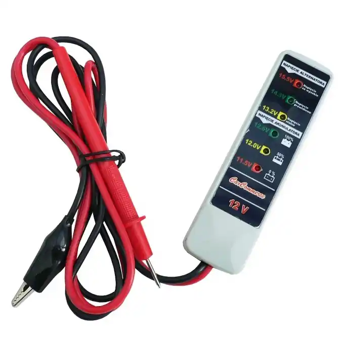 Zkoušečka - tester autobaterie a alternátoru 12V - Compass Cenový Hit
