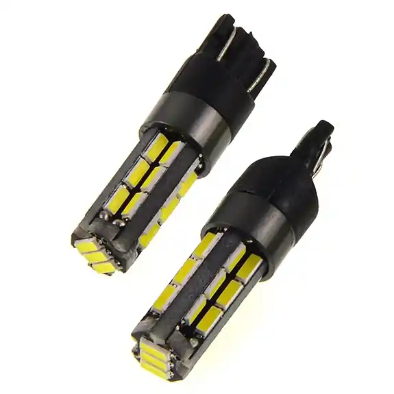 Nejprodávanější CAN-BUS parkovací žárovky T10 - 27 SMD LED bílé 6000°K (2 ks)
