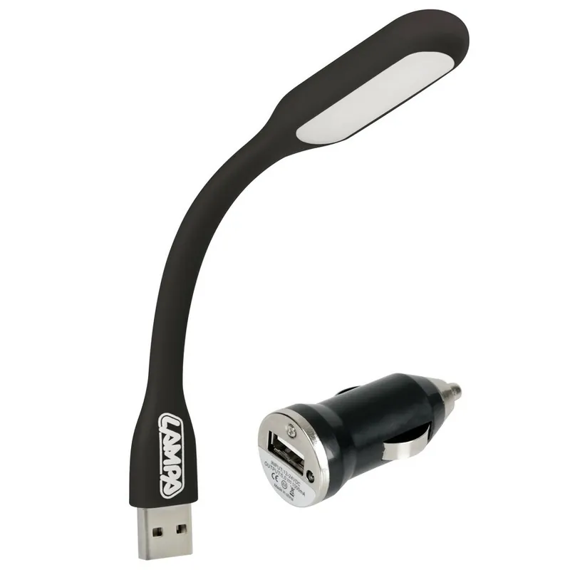 Akční Nabídka Flexibilní COB LED lampička do auta s USB nabíječkou 1000 mA LAMPA