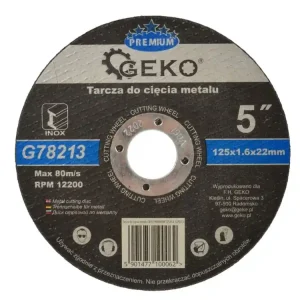 Víkendová Akce Řezný kotouč na ocel 125 x 1,6 x 22,23 mm INOX