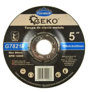 Brusný kotouč na ocel 125 x 6 x 22,23 mm INOX Dokud Zásoby Vydrží