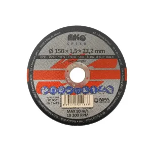 Řezný kotouč na kov 150 x 1,5 x 22 mm MAGG Speed Cenově Výhodný