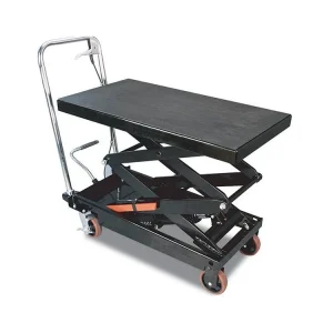 Novinka Pojízdný pracovní stůl zdvižný, nosnost 360 kg, zdvih 1290 mm, s hydraulickým systémem
