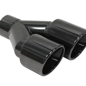 Akční Cena Koncovka výfuku 2x89 mm vstup 63mm černá chrom - levá