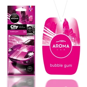 Expresní Doručení Osvěžovač vzduchu AROMA CAR CITY CARD BUBBLE GUM