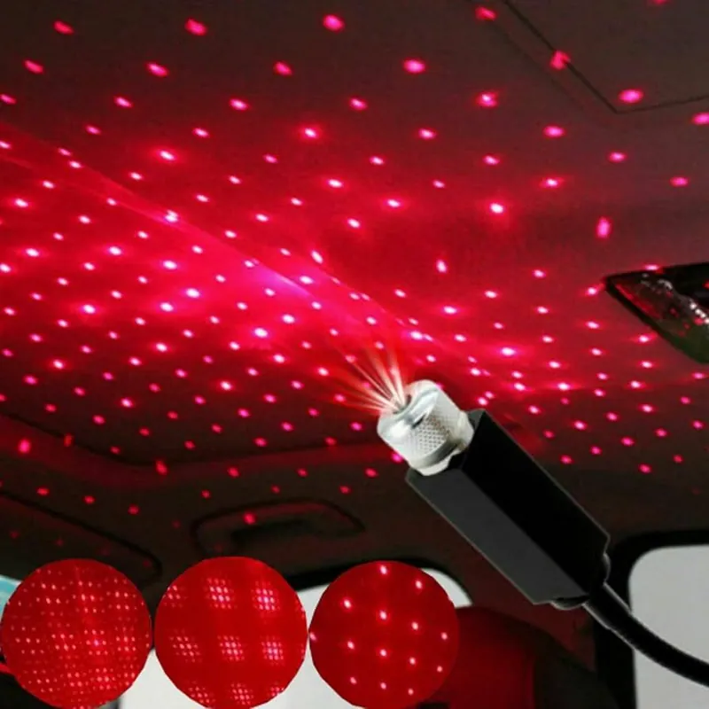 USB laserová projekce hvězdné oblohy - červená Nakupujte Hned