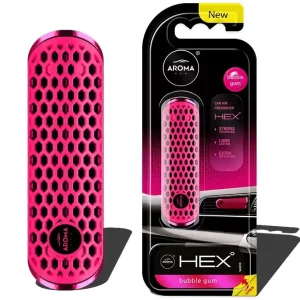 Polymérní osvěžovač vzduchu do auta HEX buble gum na větrací mřížku - Aroma Dokud Zásoby Vydrží