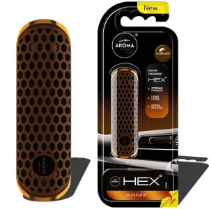 Vůně do auta polymérní AROMA HEX, mukhalat, na mřížku Objednat Nyní