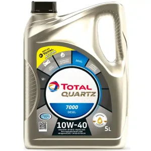 Nejprodávanější Motorový olej Total Quartz Diesel 7000 10W-40 - 5 litrů