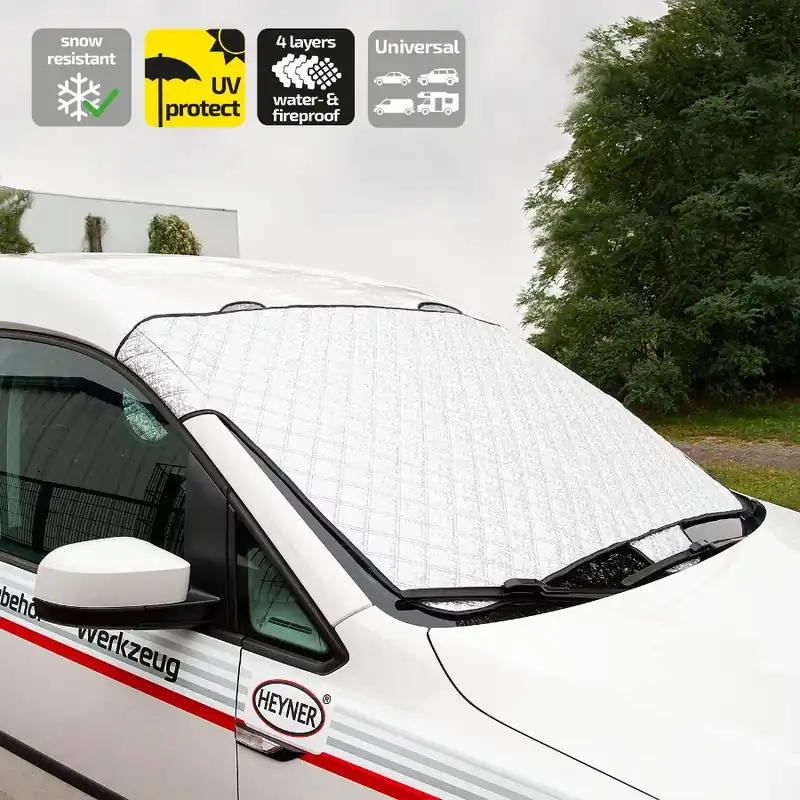 Čtyřvrstvá clona na čelní okno proti HEYNER WindscreenCover PRO Originální