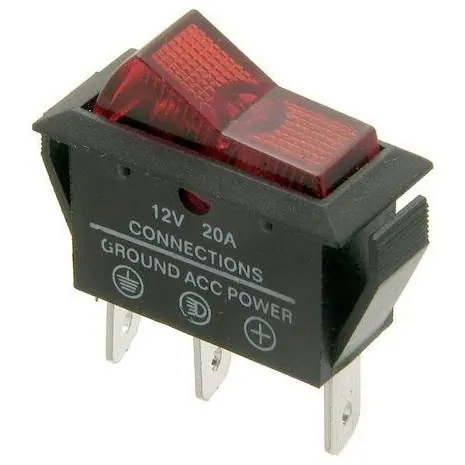 Pouze Dnes Vypínač kolébkový OFF - ON 12V 20A