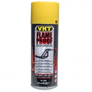 Žáruvzdorná barva ve spreji - žlutá (400 ml) - VHT Flame Proof Výhodná Nabídka