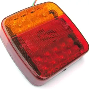Cenový Hit LED světlo na vozíky a přívěsy 12V - levé / pravé se 4 funkcemi - Fasa