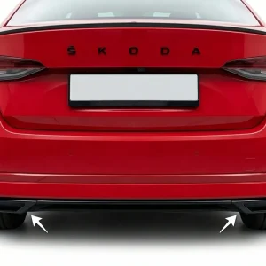 Cenová Bomba Imitace výfuku DUMMY Škoda Octavia IV (2019 - 2024) se středovou lištou, černé MILOTEC