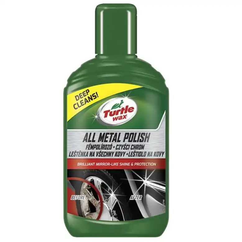 Leštěnka na kovy TURTLE WAX ALL METAL POLISH, 300ml Aktuální