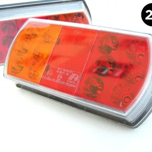 Sada LED světel se 3 funkcemi 12/24V (165x80x36 mm) - Dafa TT12030 Sezónní Sleva