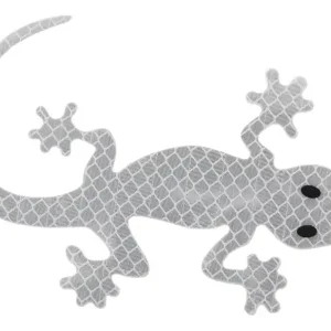 Reflexní samolepka ještěrka GECKO stříbrná, COMPASS Časově Omezené