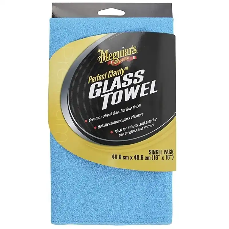 Nejprodávanější Mikrovláknová utěrka na okna a skla (40 x 40 cm) Meguiars Perfect Clarity Glass Towel