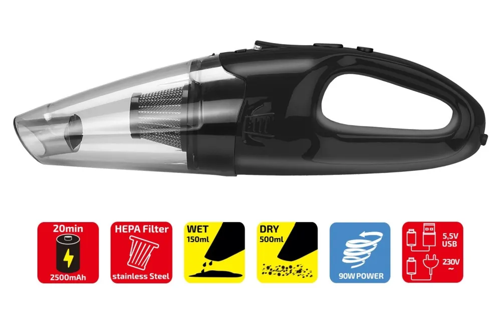 AKU bezdrátový autovysavač HEYNER AKU POWER PRO 90W Expresní Doručení