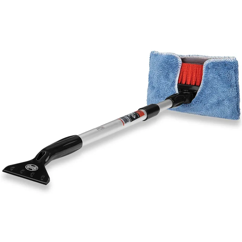 Bezpečná Platba Škrabka na sníh se smetákem HEYNER ALL SEASONS CLEANER PRO, teleskopická 56 - 82 cm