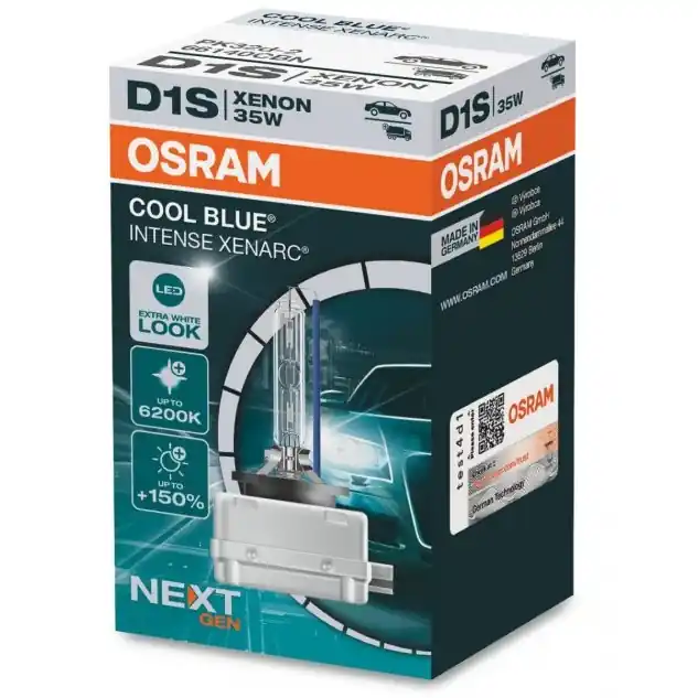 Xenonová výbojka D1S OSRAM Cool Blue Intense next GEN 6200 K 66140CBN Levný