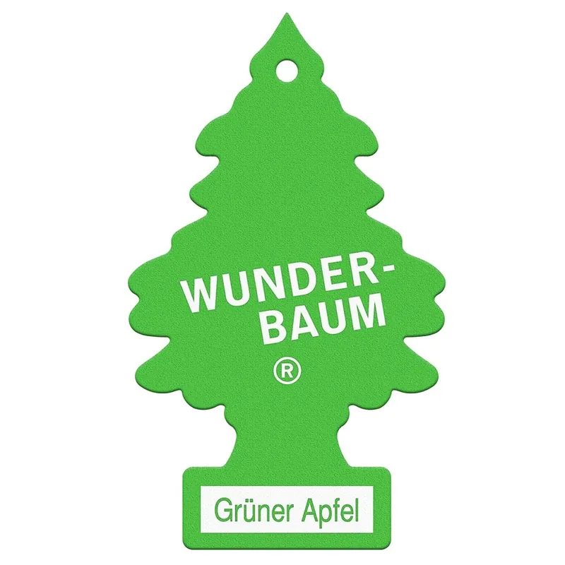 Vůně do auta WUNDER BAUM jablko, závěsná, papírová Sezónní Sleva