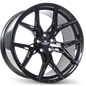 Alu kola Forzza Gravity 8,5X19 5X108 ET45 67,1 Black Akce