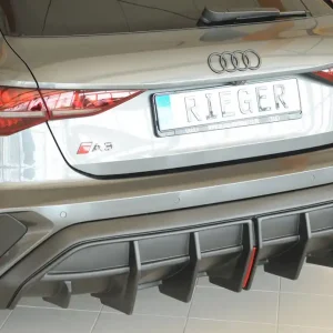 Audi A3 GY 5-dveř. sportback 06/2024- - vložka zadního nárazníku, plast ABS bez povrchové úpravy Omezená Nabídka