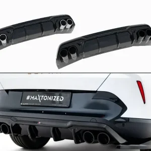 Speciální Cena Cupra Formentor Mk1 Facelift, vložka zadního nárazníku ver.3 s imitacemi koncovek výfuku, Maxton Design