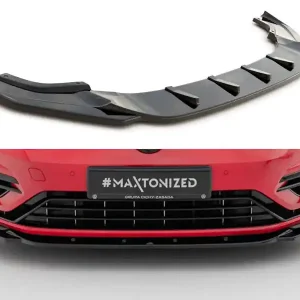 Volkswagen Golf Mk7 R Facelift, spoiler pod přední nárazník ver. 9, Maxton design Vysoce Kvalitní