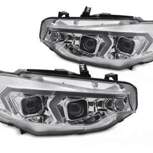 Sezónní Sleva BMW F32/F33 2013-2017 - Přední xenonová světla CHROMOVÁ