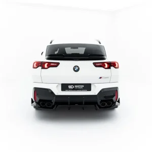 BMW X2 U10 M35i, spoiler pod zadní nárazník s žebrováním, Maxton design Cenově Výhodný