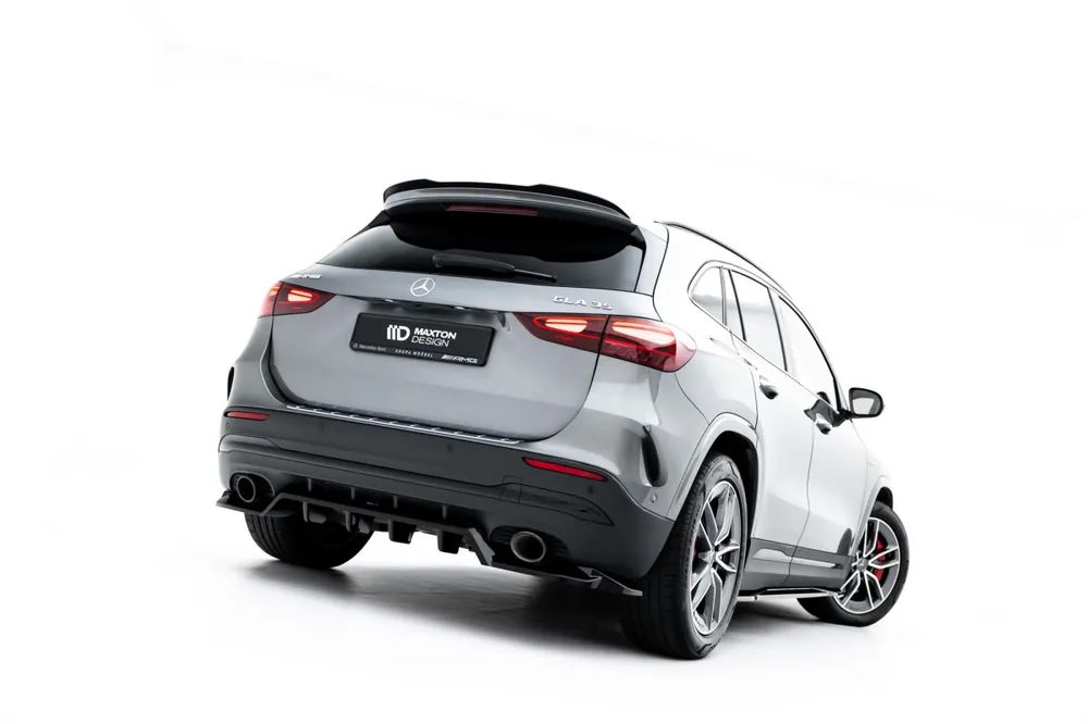 Mercedes-AMG GLA 35 H247 Facelift, spoiler pod zadní nárazník s žebrováním, Maxton Design Sleva